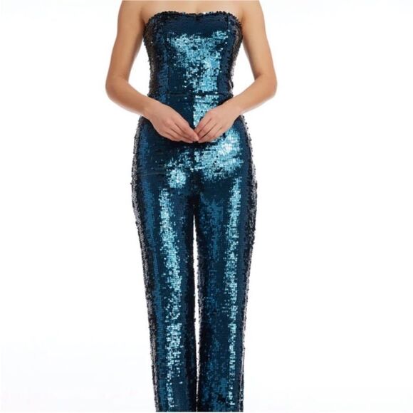 NWT Dress the Population Andy Jumpsuit-U10 - Picture 2 of 8